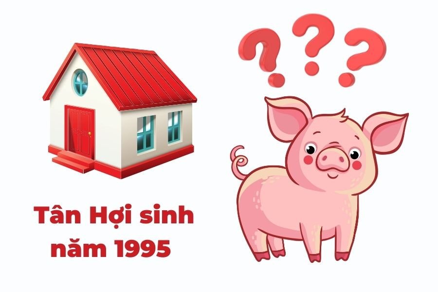 Mô hình nhà với la bàn phong thủy, chỉ dẫn hướng tốt cho gia chủ sinh năm 1995