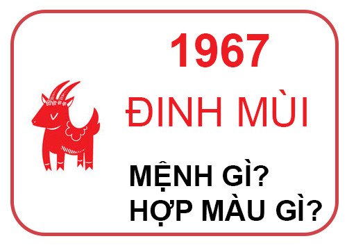Người nam Đinh Mùi 1967 và bản mệnh