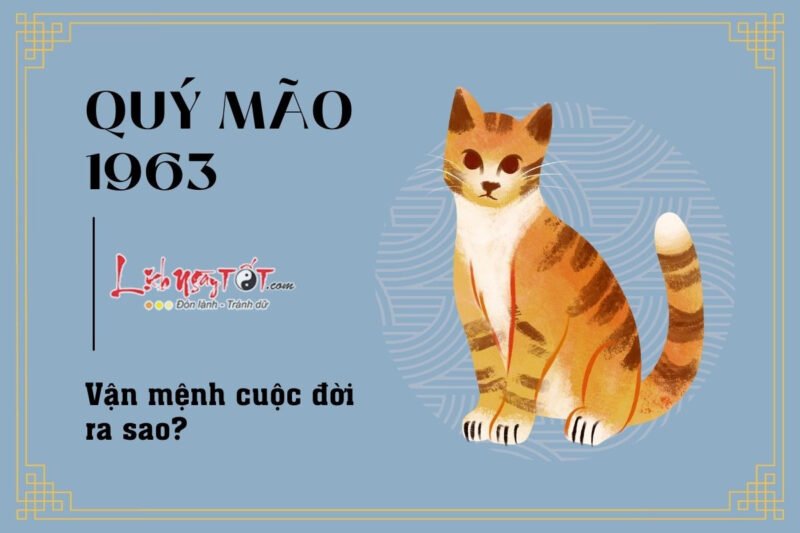 Người sinh năm 1963 tuổi Quý Mão