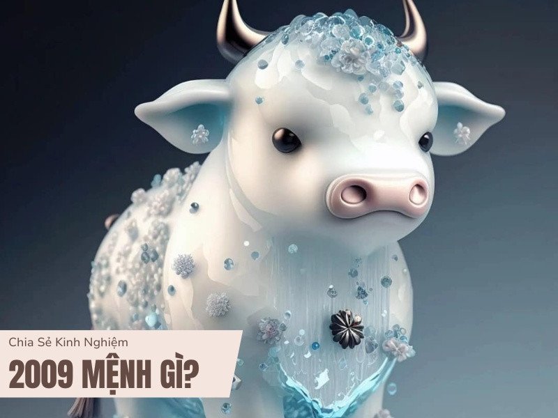 Người sinh năm 2009 thuộc mệnh Hỏa, cụ thể là Tích Lịch Hỏa