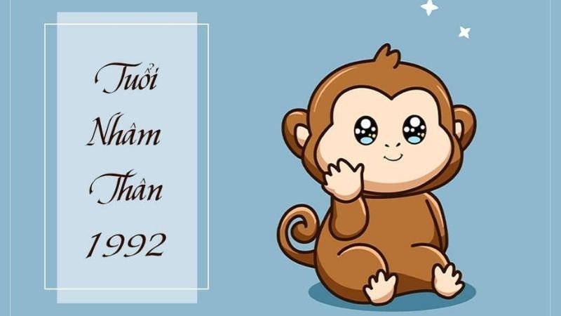 Người tuổi Nhâm Thân 1992 cầm tinh con khỉ, biểu tượng của sự thông minh