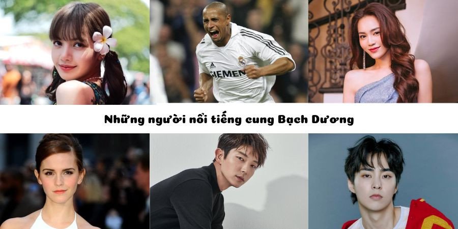 Những người nổi tiếng thế giới thuộc cung Bạch Dương