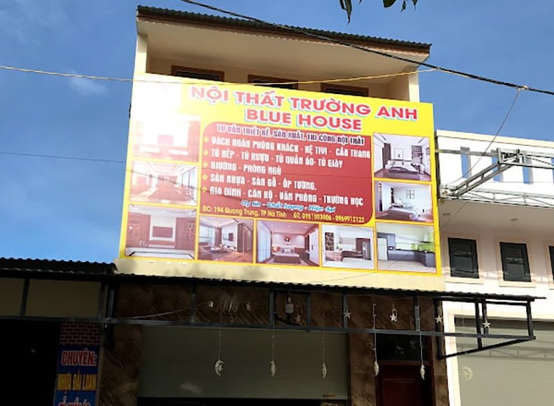 Nội thất Blue House Hà Tĩnh