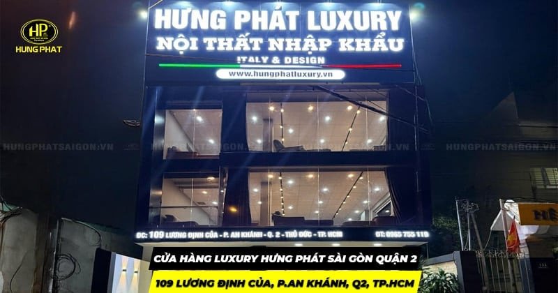 Nội thất cao cấp tại Hưng Phát Sài Gòn Luxury Quận 2