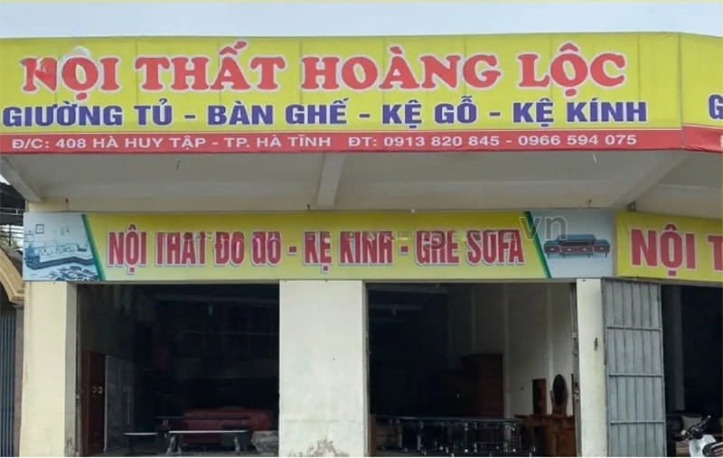 Nội thất Hoàng Lộc Hà Huy Tập Hà Tĩnh