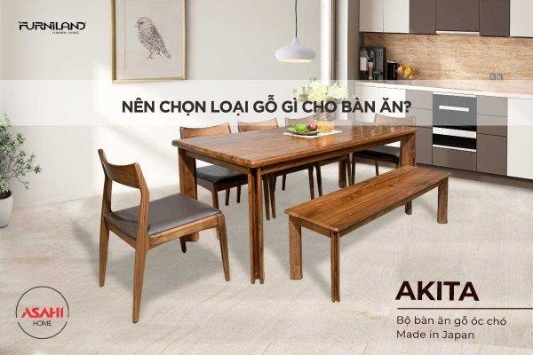 Bộ bàn ghế phòng khách làm từ gỗ Mindy với thiết kế hiện đại sang trọng và màu sắc tự nhiên