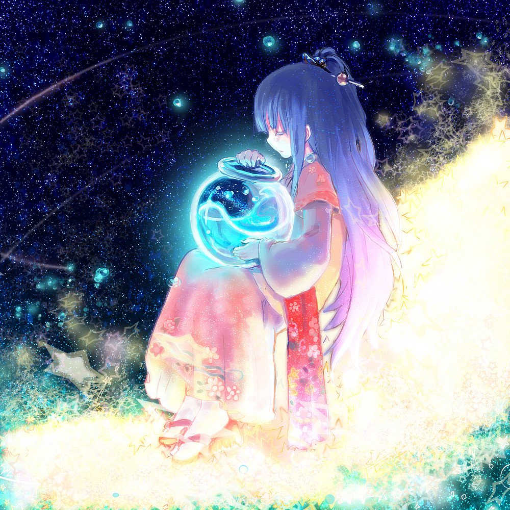 Nữ Bảo Bình anime độc đáo