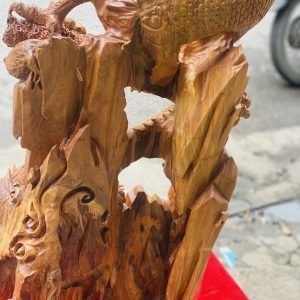 Phục Rồng Gỗ Ngọc Am Cao 79cm - 8
