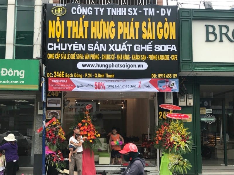 Showroom Hưng Phát Sài Gòn Quận 2 sang trọng