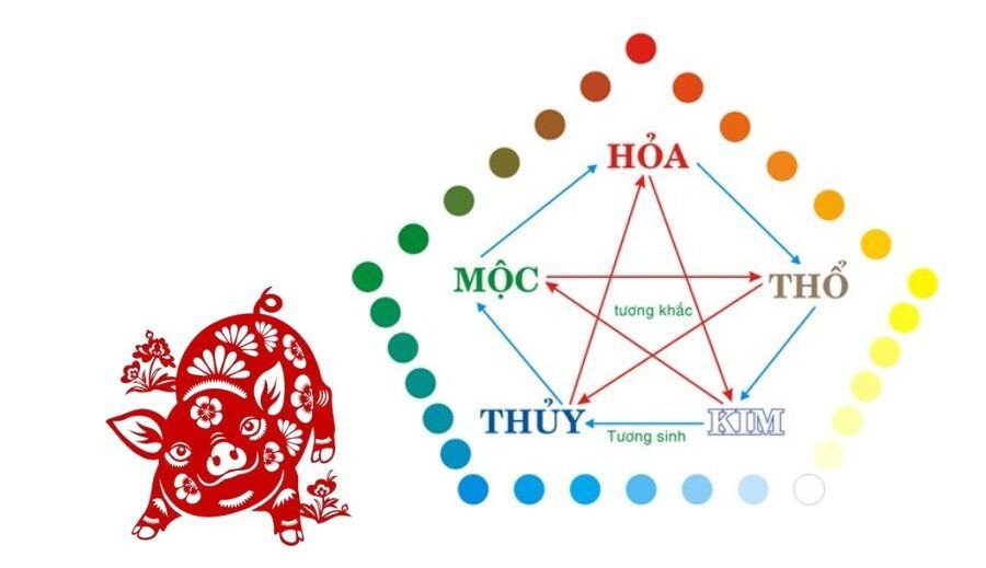 Sơ đồ cung mệnh theo phong thủy cho người sinh năm hợi 1995 mệnh gì