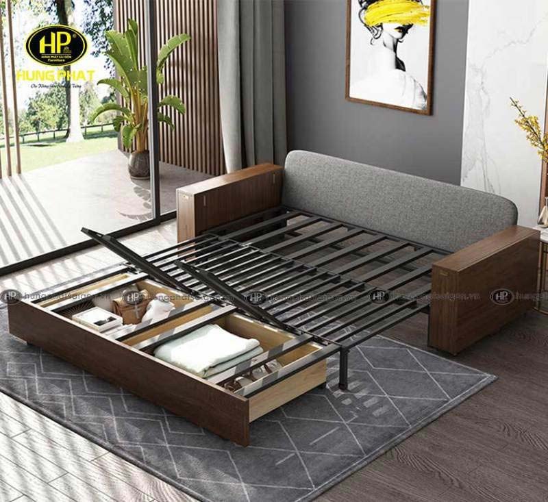 Sofa giường đa năng có ngăn kéo cho căn hộ tại Hà Tĩnh
