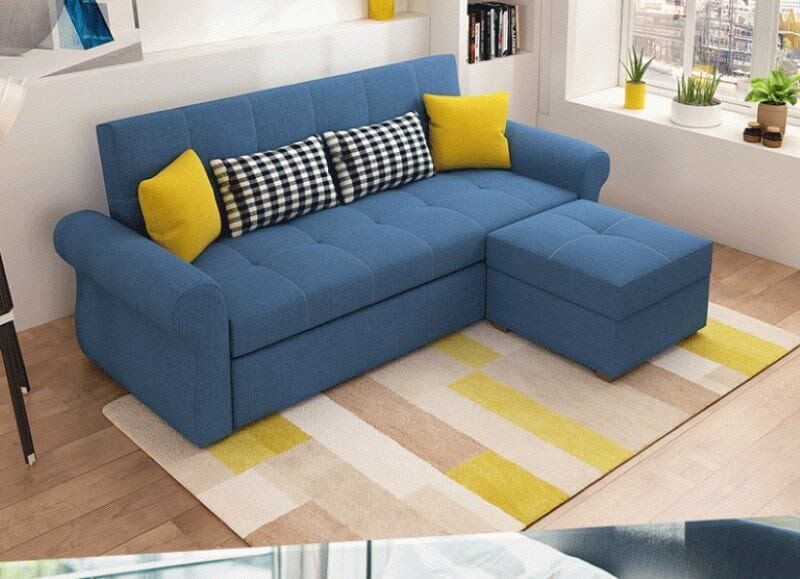 Sofa giường kéo tiện ích cho nhà ống nhỏ