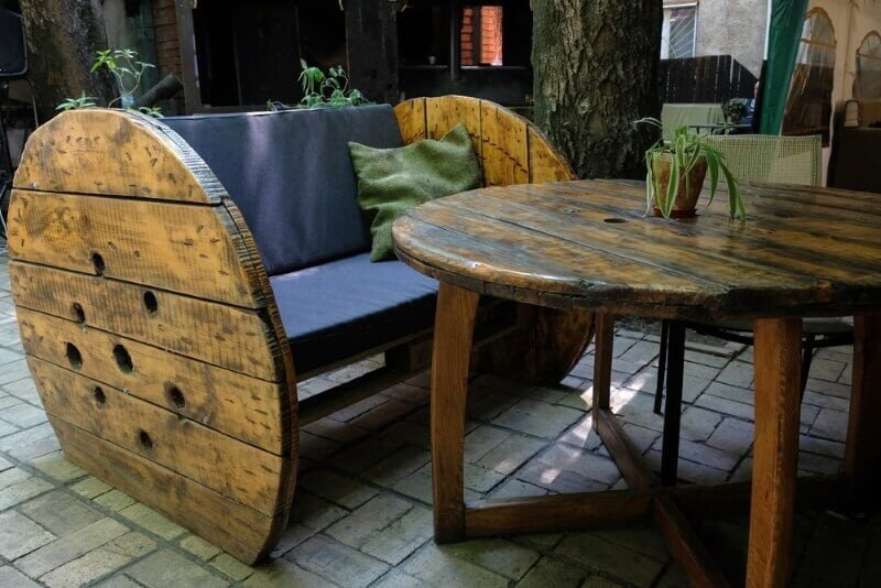 sofa gỗ pallet cách điệu