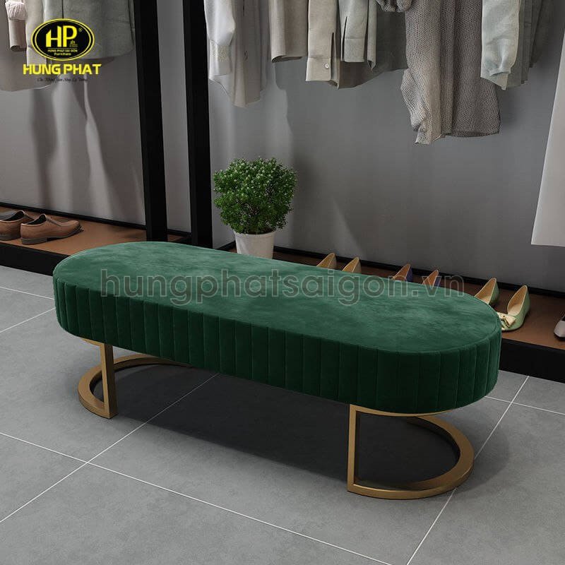 sopha băng dài không tựa lưng chân cao