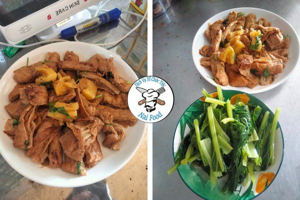 Sườn non kho chay đậm đà hương vị