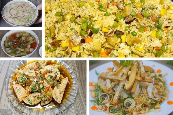 Tổng hợp các mâm cơm chay cúng rằm tháng 7 đẹp mắt