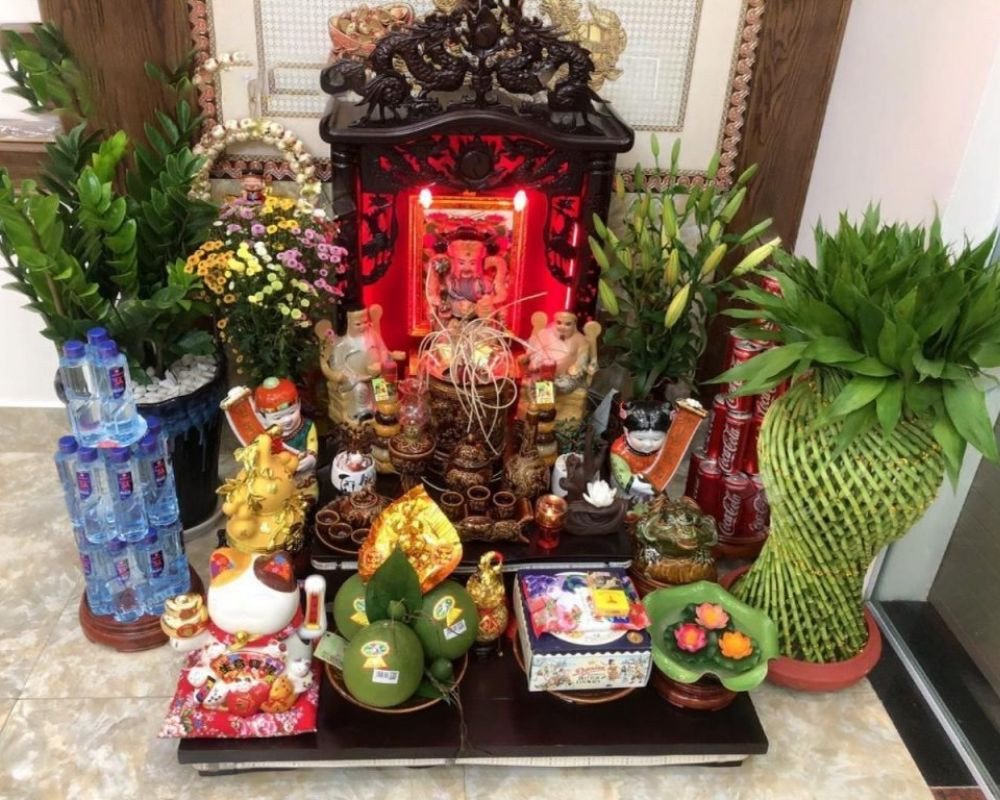 Tránh những sai lầm khi bao sái bàn thờ Thần Tài để không ảnh hưởng tài lộc