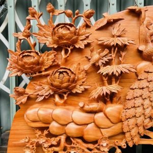 Tranh-Quạt-Phu-Thê-Viên-Mãn-Bốn-Mùa-Gỗ-Hương-Dá-Ngang-1m2-7