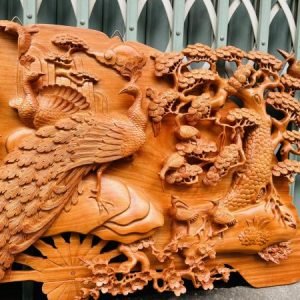 Tranh-Quạt-Phu-Thê-Viên-Mãn-Bốn-Mùa-Gỗ-Hương-Dá-Ngang-1m2-8