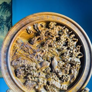 Tranh-Tùng-Hạc-Diên-Niên-Gỗ-Hương-Dá-Cao-79cm-4