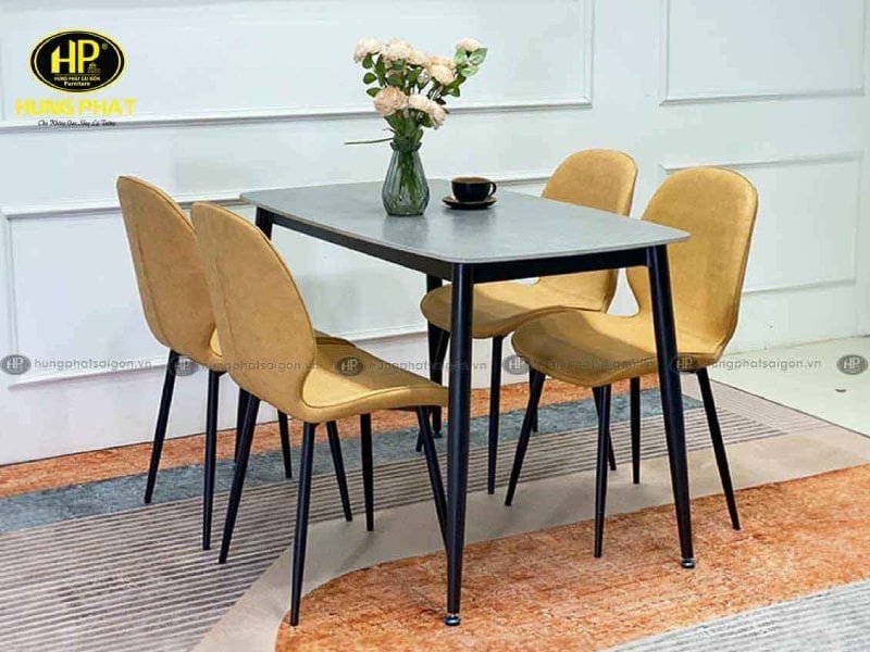Trọn bộ bàn ăn 4 ghế hiện đại BA-32