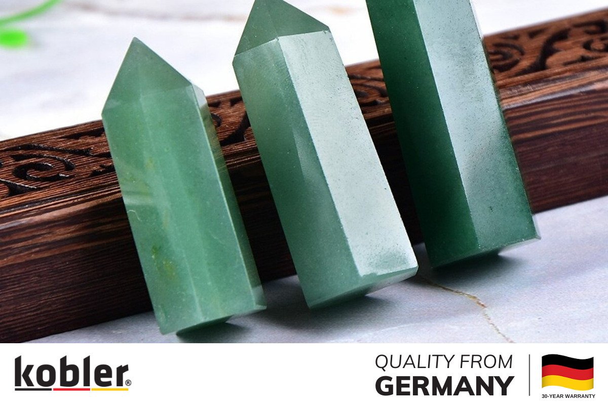 Trụ đá thạch anh xanh phong thủy