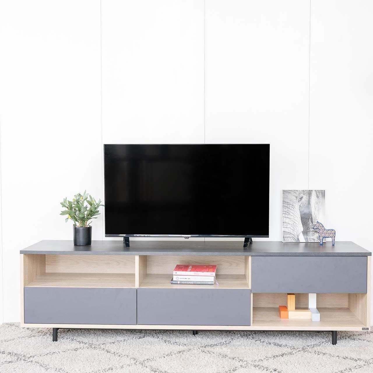 Tủ kệ tivi gỗ nhiều ngăn