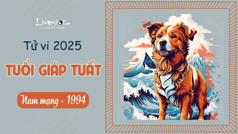 Tử vi tuổi Tuất 1994 nam mạng năm 2025 chi tiết các vận hạn và sao chiếu mệnh