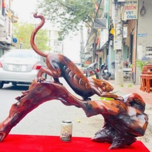 Tượng-Báo-Săn-Mồi-Gỗ-Cẩm-Ngang-80cm-6