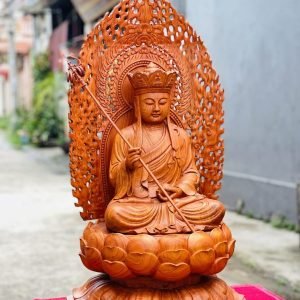 Tượng-Dịa-Tạng-Vương-Tọa-Dài-Sen-Gỗ-Hương-Dá-Cao-88cm-2-scaled