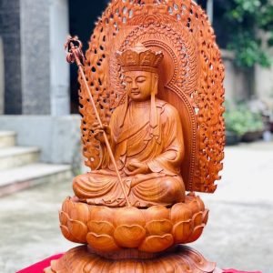 Tượng-Dịa-Tạng-Vương-Tọa-Dài-Sen-Gỗ-Hương-Dá-Cao-88cm-3-scaled