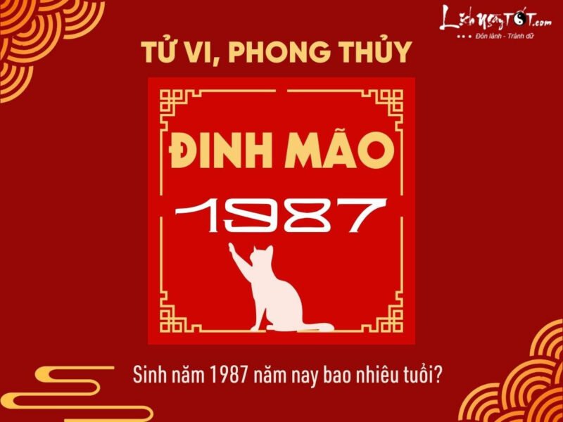 Tuổi Đinh Mão 1987 và phong thủy