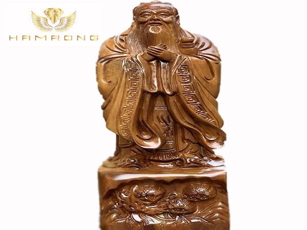 Tượng gỗ Khổng Tử - Vật phẩm phong thủy mang lại trí tuệ và may mắn