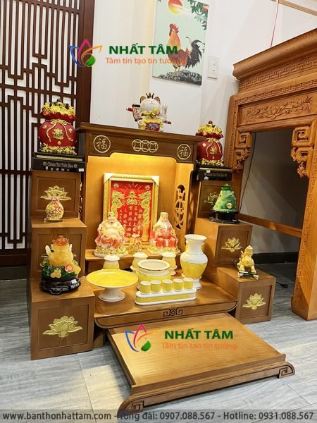 Bàn Thờ Thần Tài Tam Cấp: Biểu Tượng Của Thịnh Vượng và Tâm Linh Việt