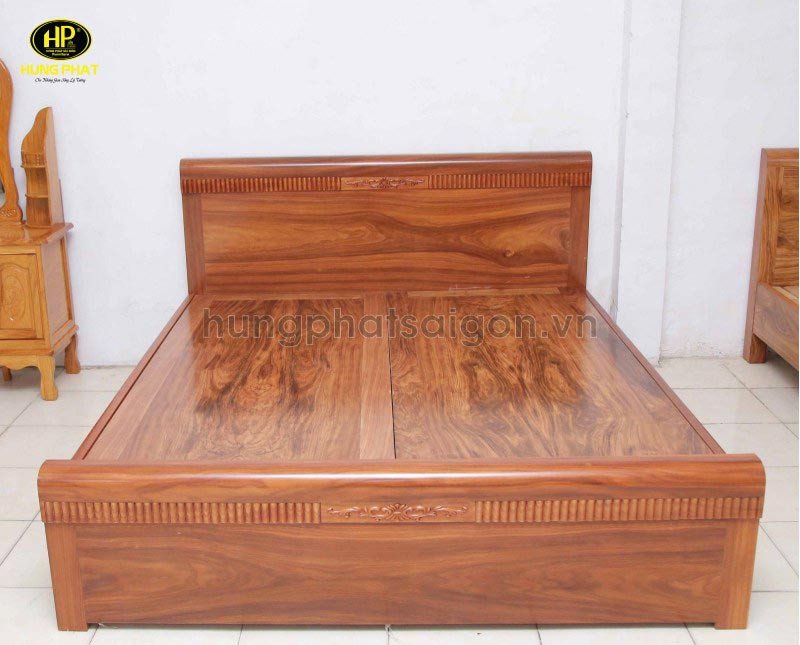 Ứng dụng gỗ cẩm hồng trong sản xuất giường ngủ