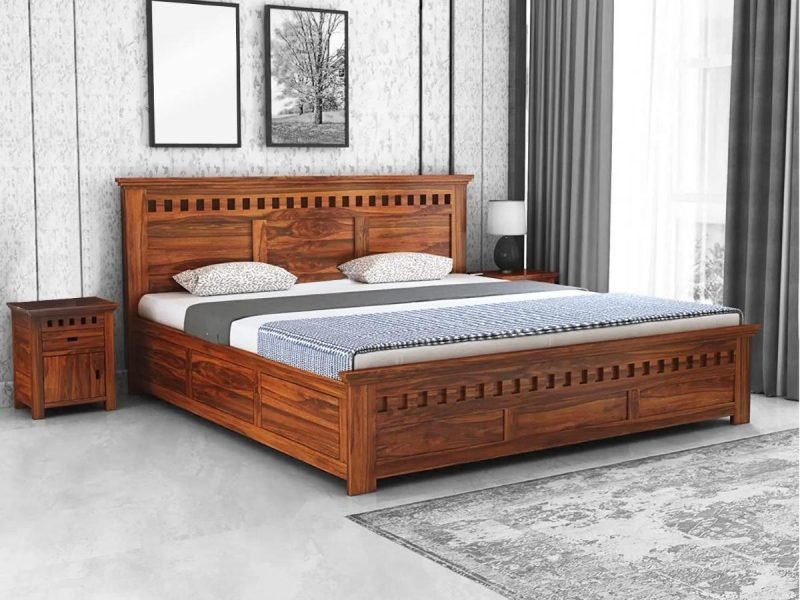 Vân gỗ me tây tự nhiên đẹp mắt với màu sắc nâu trầm ấm và các đường nét uốn lượn độc đáo