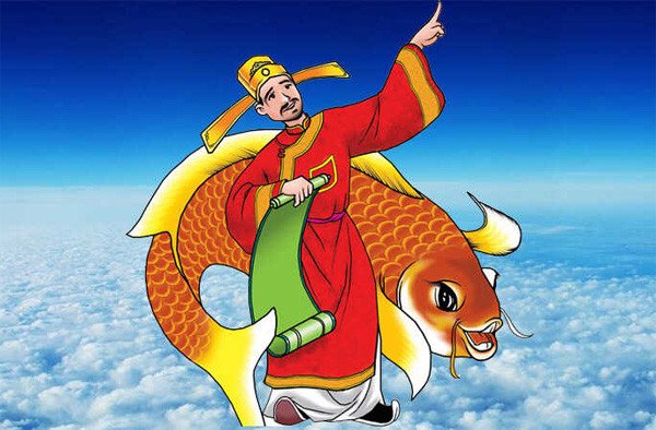 Văn khấn cúng ông Công ông Táo được đặt trang trọng trên bàn thờ