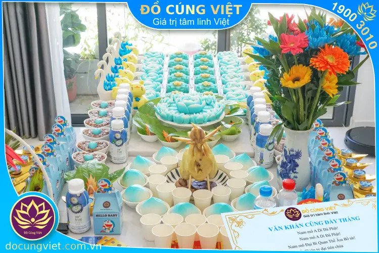 Văn khấn đầy tháng bé gái chuẩn xác