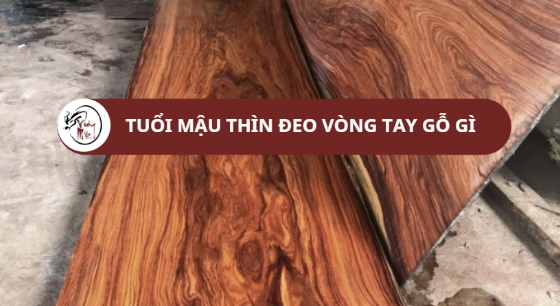 Vòng tay gỗ Trầm Hương tự nhiên cho người tuổi Mậu Thìn 1988 cầu may mắn và bình an