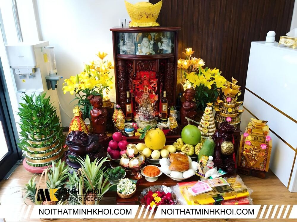 Xem giờ hoàng đạo tốt chuyển bàn thờ Thần Tài Thổ Địa theo tuổi gia chủ để vạn sự hanh thông