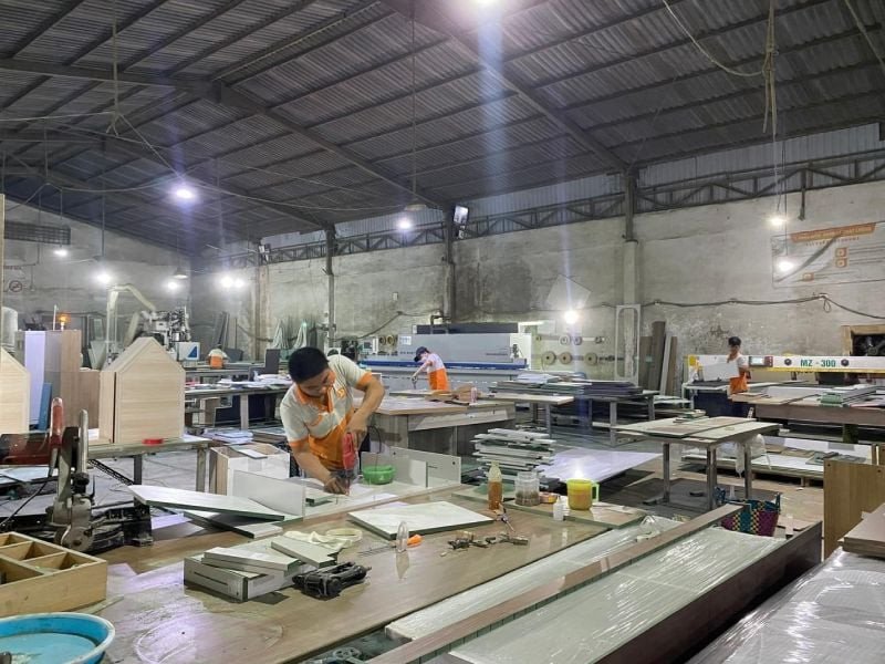 Xưởng gia công nội thất Gia Phát