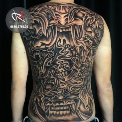 Ý nghĩa hình xăm mặt quỷ Nhật Bản trong phong thủy